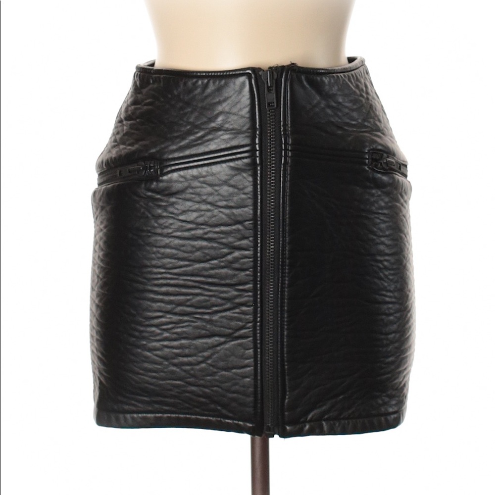 Women’s Divided at HM Vegan Leather Mini Skirt